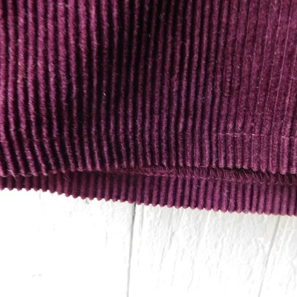 💕Corduroy Plum Mini Skirt - Picture 3 of 7